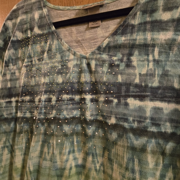 Catherines 2x Tie-Dye Women's Top - Picture 3 of 5